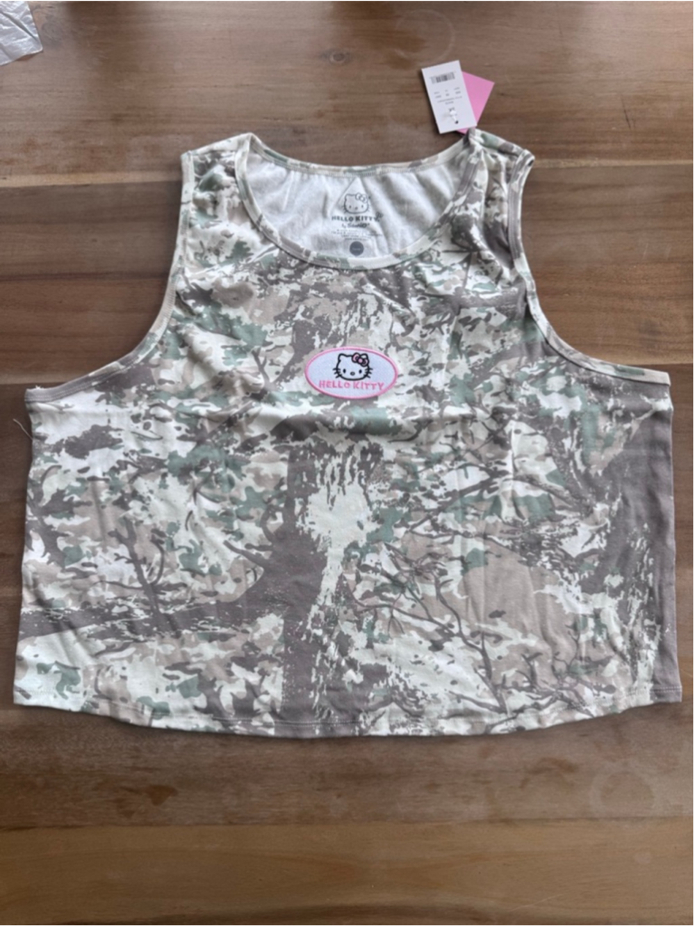 Hello Kitty by Sanrio Camo Tank Top 3X